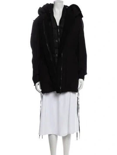 Pre-owned Louis Vuitton Vintage Late 2000's - Early 2010's Peacoat In Black
