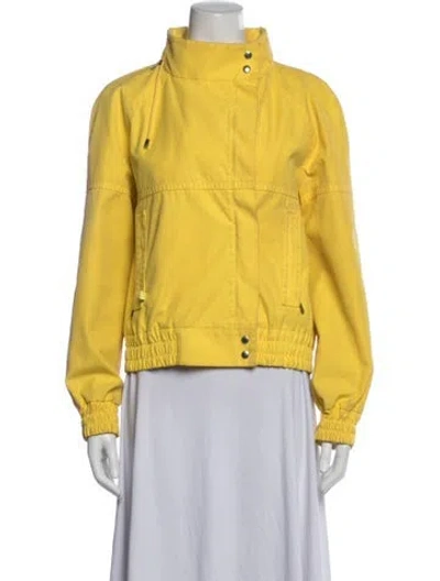 Pre-owned Louis Vuitton Vintage  Cup Bomber Jacket In Yellow