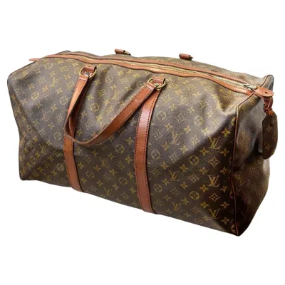 Pre-owned Louis Vuitton Vintage  Luggage/duffle Bag , C. 1980's In Brown