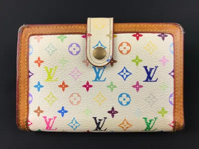 Pre-owned Louis Vuitton Vintage  Murakami Multicolor Bifold Wallet