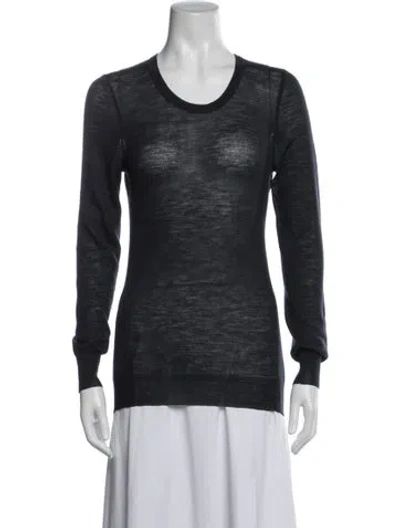 Pre-owned Louis Vuitton Vintage Merino Wool Sweater In Blue