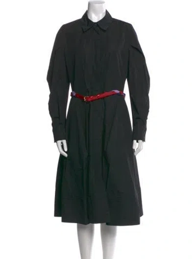 Pre-owned Louis Vuitton Vintage Midi Length Dress In Black