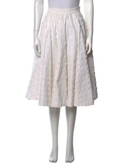 Pre-owned Louis Vuitton Vintage Midi Length Skirt In Neutrals
