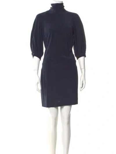 Pre-owned Louis Vuitton Vintage Mini Dress In Blue