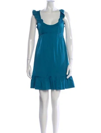 Pre-owned Louis Vuitton Vintage Mini Dress In Blue