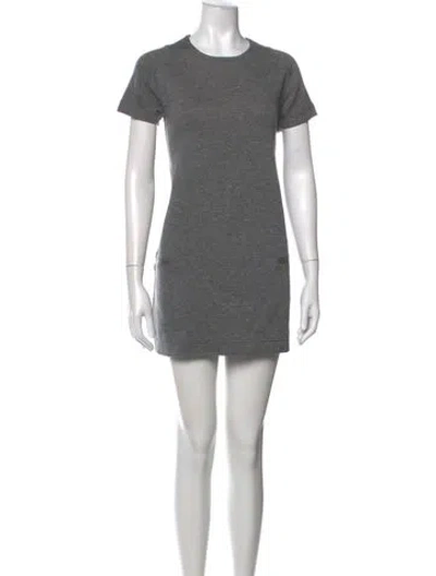 Pre-owned Louis Vuitton Vintage Mini Dress In Grey