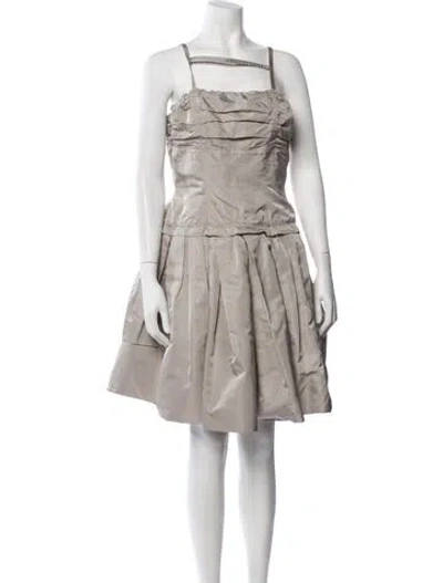 Pre-owned Louis Vuitton Vintage Mini Dress In Grey