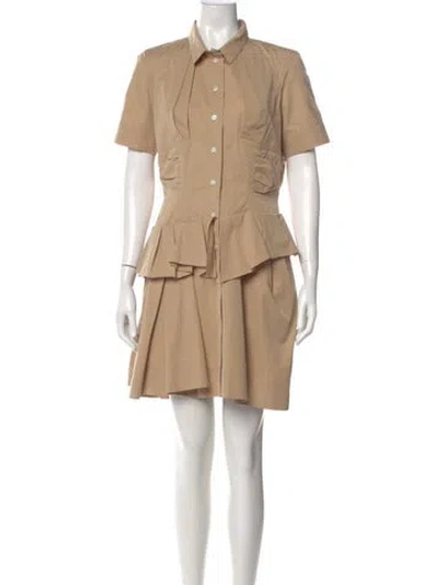 Pre-owned Louis Vuitton Vintage Mini Dress In Neutral