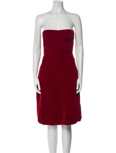 Pre-owned Louis Vuitton Vintage Mini Dress In Red