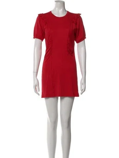 Pre-owned Louis Vuitton Vintage Mini Dress In Red