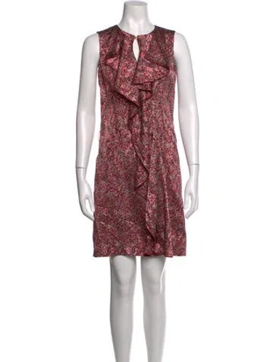 Pre-owned Louis Vuitton Vintage Mini Dress In Red