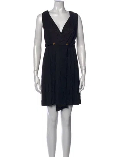 Pre-owned Louis Vuitton Vintage Mini Dress W/ Tags In Black