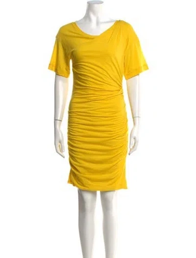 Pre-owned Louis Vuitton Vintage Mini Dress In Yellow