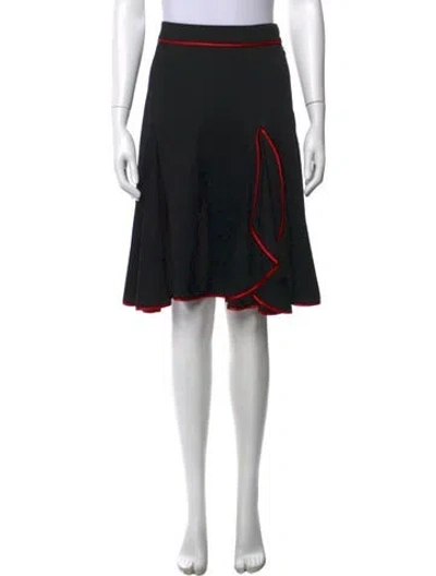 Pre-owned Louis Vuitton Vintage Mini Skirt In Black