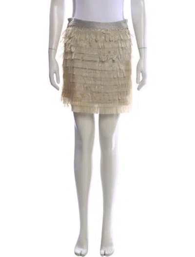 Pre-owned Louis Vuitton Vintage Mini Skirt In Neutral