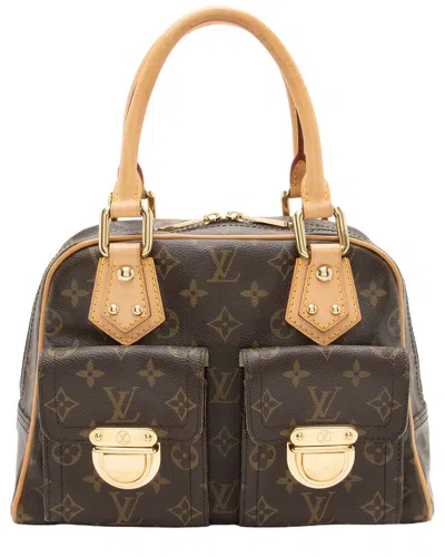 Pre-owned Louis Vuitton Vintage Monogram Manhattan Pm Satchel (authentic Pre-loved)