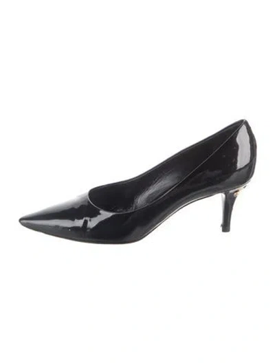 Pre-owned Louis Vuitton Vintage Patent Leather Pumps In Black