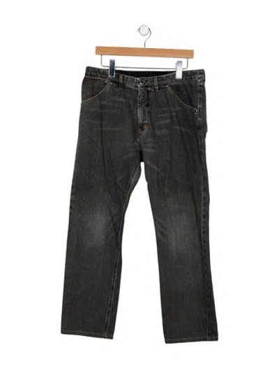 Pre-owned Louis Vuitton Vintage Skinny Jeans In Gray