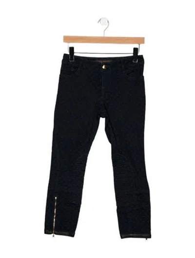 Pre-owned Louis Vuitton Vintage Skinny Leg Jeans In Blue