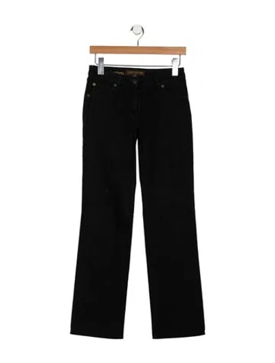 Pre-owned Louis Vuitton Vintage Straight Leg Jeans In Black