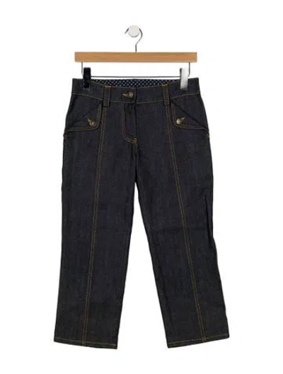 Pre-owned Louis Vuitton Vintage Straight Leg Jeans In Blue