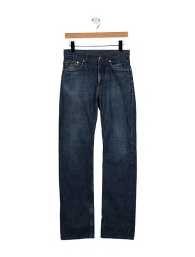 Pre-owned Louis Vuitton Vintage Straight Leg Jeans In Blue