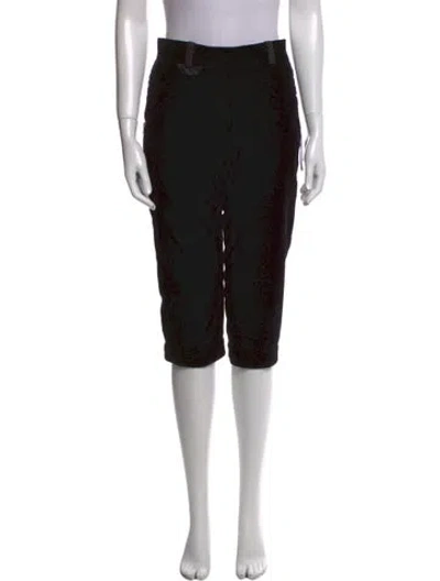 Pre-owned Louis Vuitton Vintage Straight Leg Pants In Black