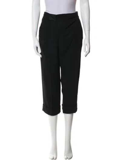 Pre-owned Louis Vuitton Vintage Straight Leg Pants In Black