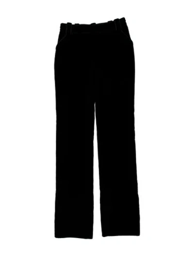 Pre-owned Louis Vuitton Vintage Straight Leg Pants In Black