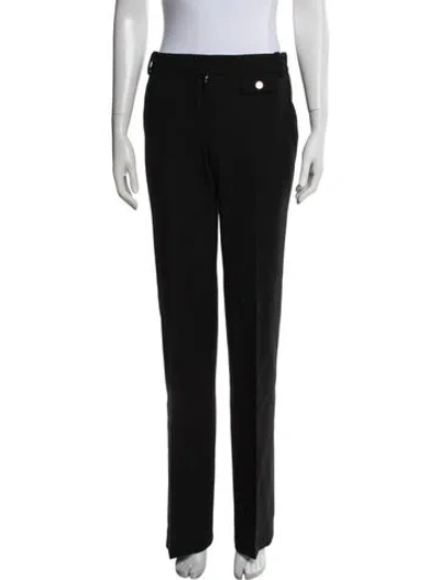 Pre-owned Louis Vuitton Vintage Straight Leg Pants In Black