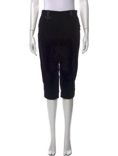 Pre-owned Louis Vuitton Vintage Straight Leg Pants In Black