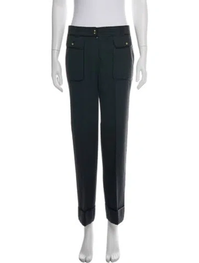 Pre-owned Louis Vuitton Vintage Straight Leg Pants In Blue