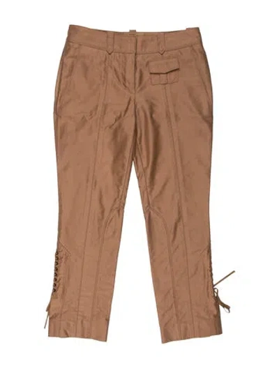 Pre-owned Louis Vuitton Vintage Straight Leg Pants In Neutrals