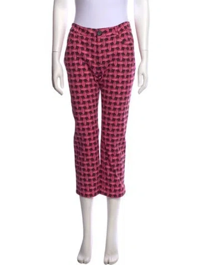 Pre-owned Louis Vuitton Vintage Straight Leg Pants In Pink