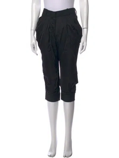 Pre-owned Louis Vuitton Vintage Wide Leg Pants In Black