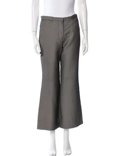 Pre-owned Louis Vuitton Vintage Wide Leg Pants In Gray