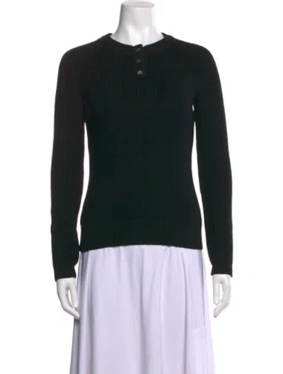 Pre-owned Louis Vuitton Vintage Wool Sweater In Black