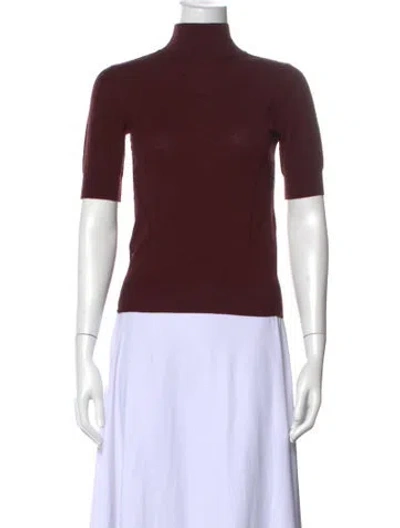 Pre-owned Louis Vuitton Vintage Wool Sweater In Burgundy