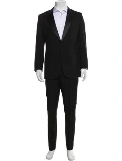Pre-owned Louis Vuitton Vintage Wool Two-piece Suit In Black
