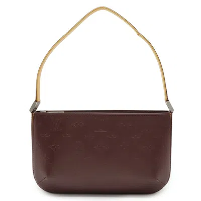 Pre-owned Louis Vuitton Violet Monogram Mat Leather Shoulder Bag ()