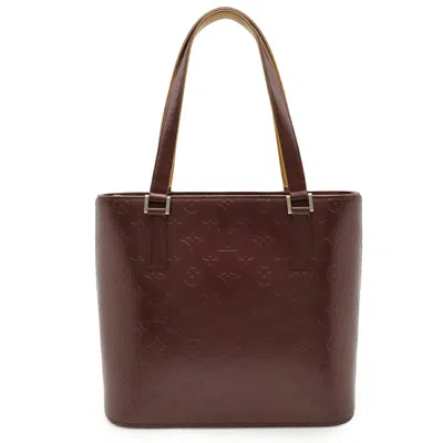Pre-owned Louis Vuitton Violet Monogram Mat Shoulder Bag Tote Bag () In Purple
