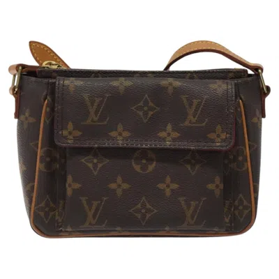 Pre-owned Louis Vuitton Viva Cité Brown Canvas Shoulder Bag ()