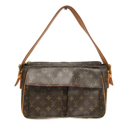 Pre-owned Louis Vuitton Viva Cité Brown Canvas Shoulder Bag ()