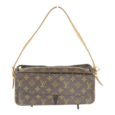 Pre-owned Louis Vuitton Viva Cité Brown Canvas Shoulder Bag ()