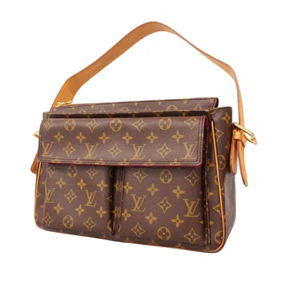 Pre-owned Louis Vuitton Viva Cité Brown Canvas Shoulder Bag ()