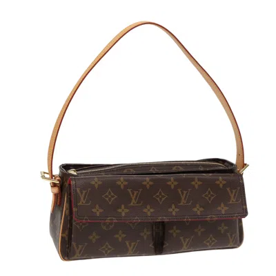 Pre-owned Louis Vuitton Viva Cité Brown Canvas Shoulder Bag ()