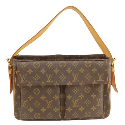 Pre-owned Louis Vuitton Viva Cité Brown Canvas Shoulder Bag ()