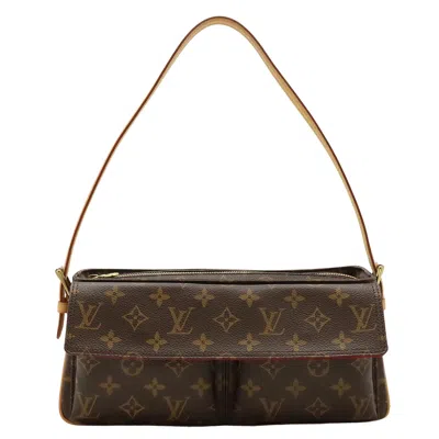 Pre-owned Louis Vuitton Viva Cité Brown Canvas Shoulder Bag ()