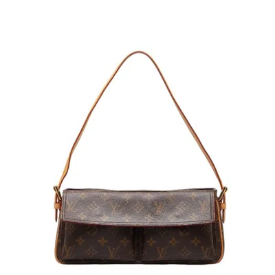 Pre-owned Louis Vuitton Viva Cité Brown Canvas Shoulder Bag ()
