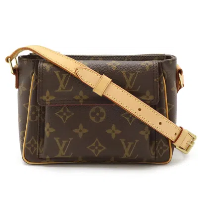 Pre-owned Louis Vuitton Viva Cité Brown Canvas Shoulder Bag ()